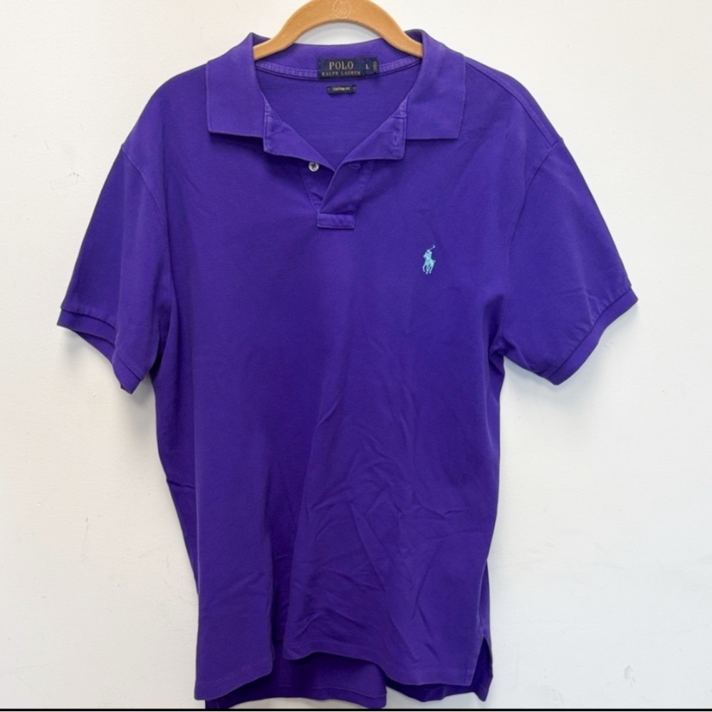 Ralph Lauren Men's Polo Shirt in Rich Purple